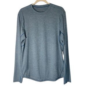 Lululemon Mens Somatic Long Sleeve Blue Size Medium